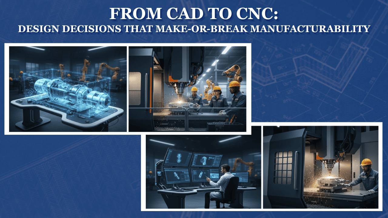 From CAD to CNC: What Design Decisions Must Engineers Make to Avoid Costly Rework and Guarantee Manufacturability?